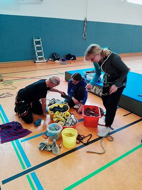 Kletterwandreinigung ROF 2017 #2 | © DAV Bad Hersfeld