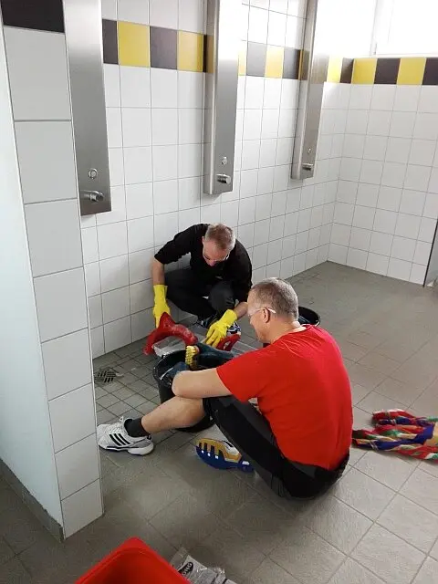 Kletterwandreinigung ROF 2017 #3 | © DAV Bad Hersfeld