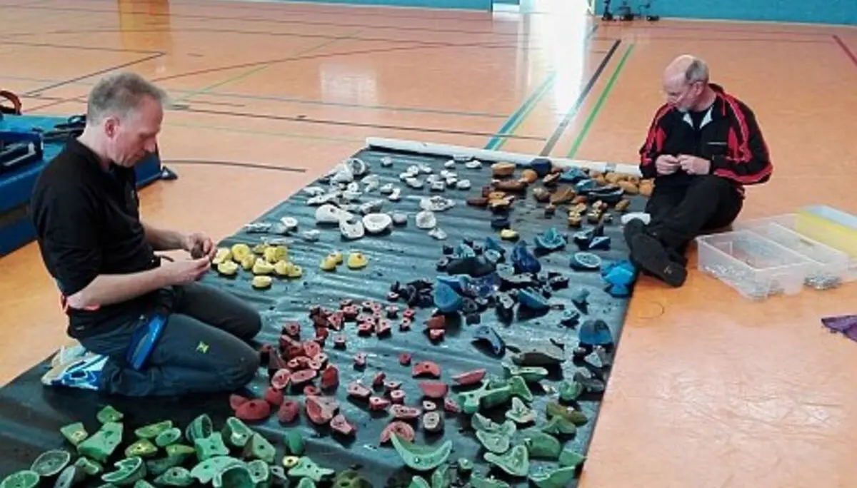 Kletterwandreinigung ROF 2017 #4 | © DAV Bad Hersfeld