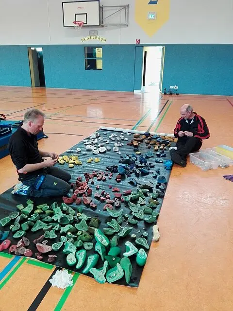 Kletterwandreinigung ROF 2017 #4 | © DAV Bad Hersfeld