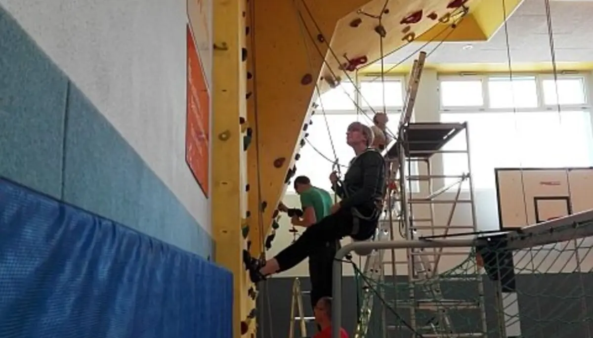 Kletterwandreinigung ROF 2017 #5 | © DAV Bad Hersfeld