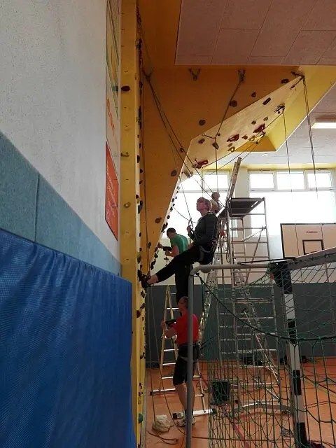 Kletterwandreinigung ROF 2017 #5 | © DAV Bad Hersfeld