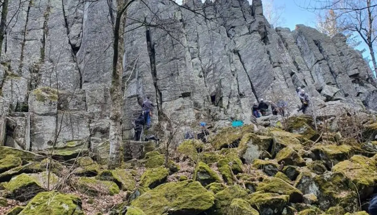 Steinwand_2021-04 | © DAV Bad Hersfeld