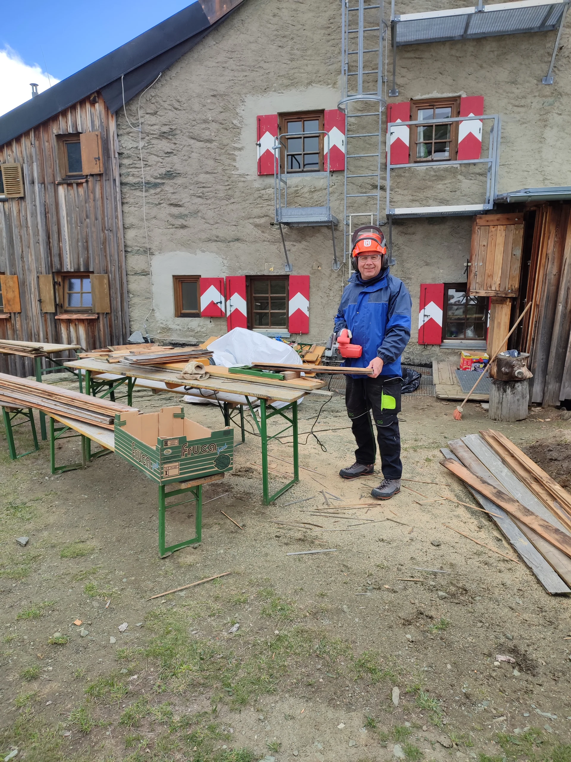 Beim Arbeiten | © DAV Bad Hersfeld